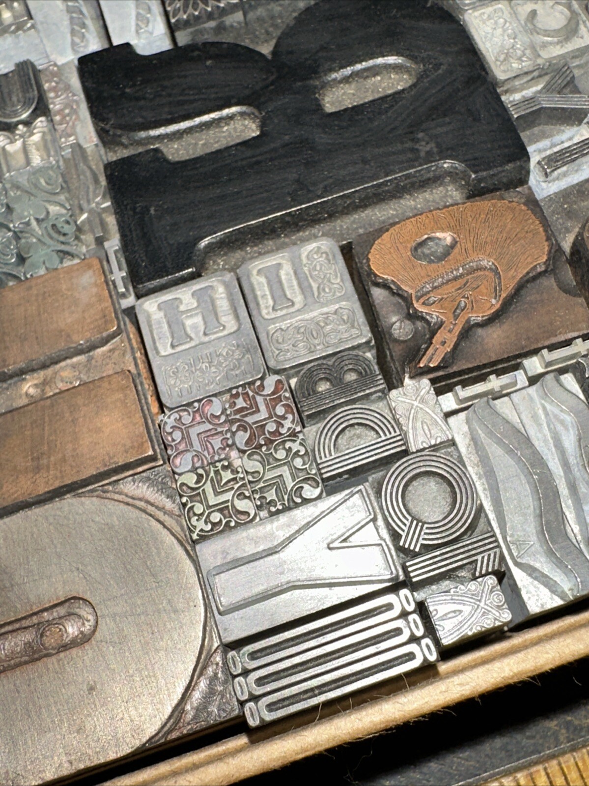 Printing Blocks Ornamentals Borders Dingbats. Wonderful Variety!! #54 Beautiful!