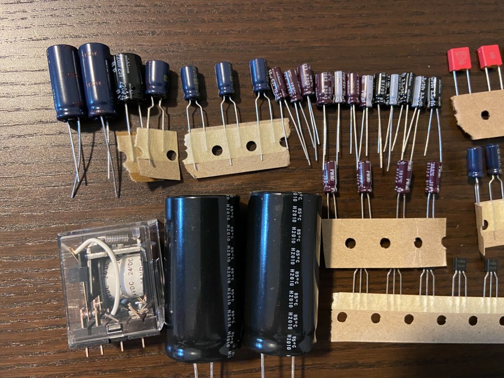 Technics SU-7700 Complete Rebuild Kit High-Quality Amplifier Recap Transistors