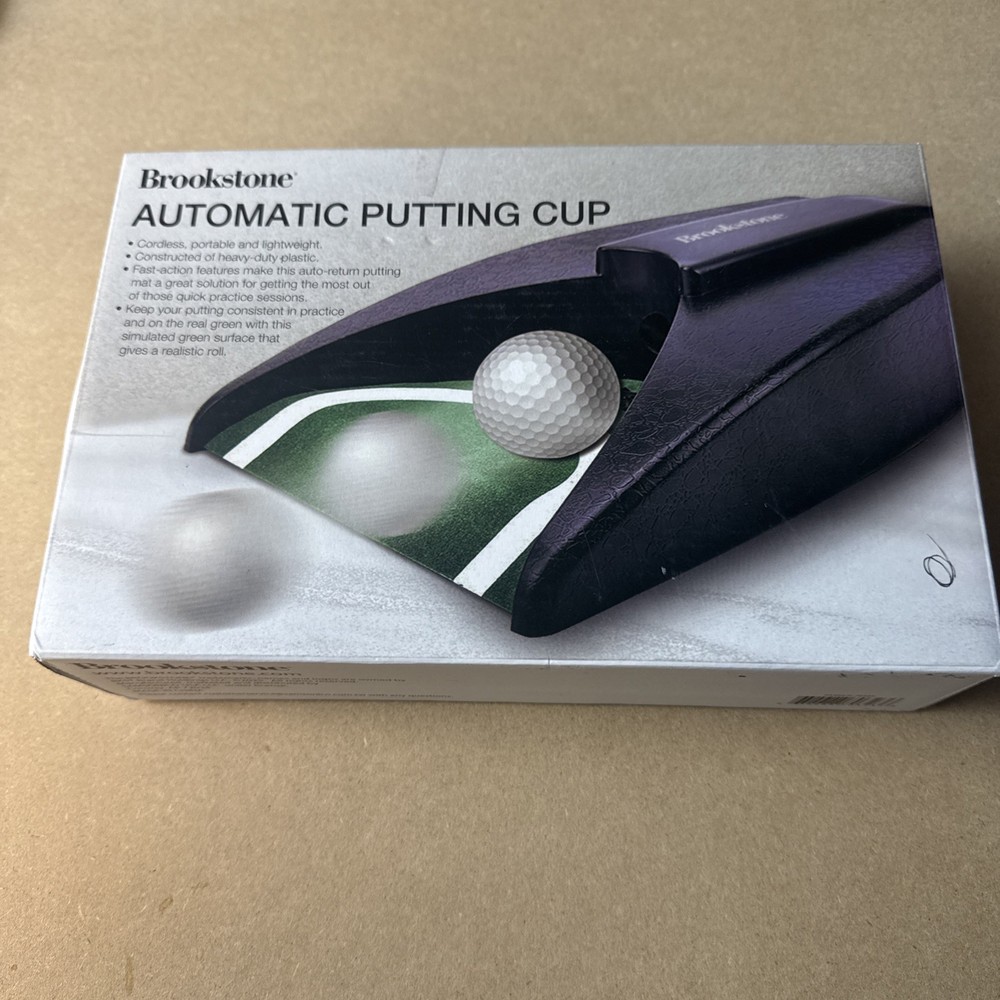 Brookstone Automatic Return Putting Cup for golf