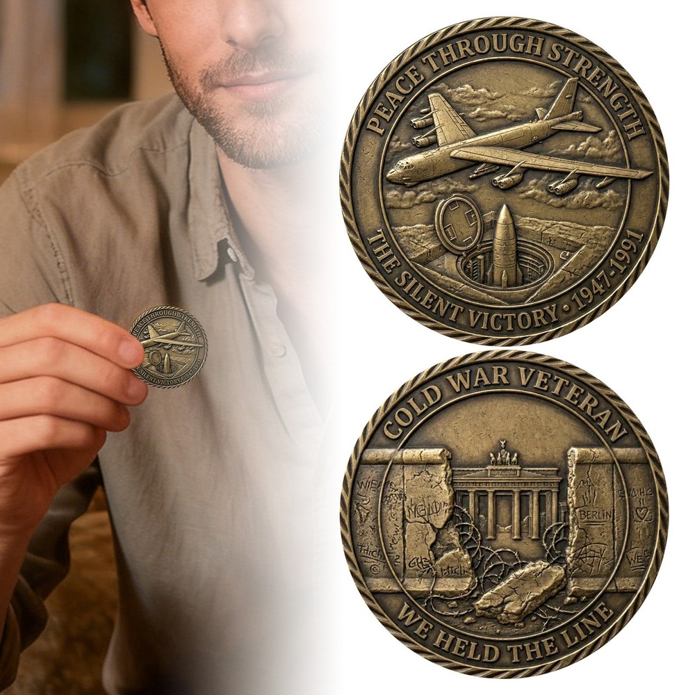 COLD WAR VETERAN - Fun Commemorative Coin - Interesting Gift