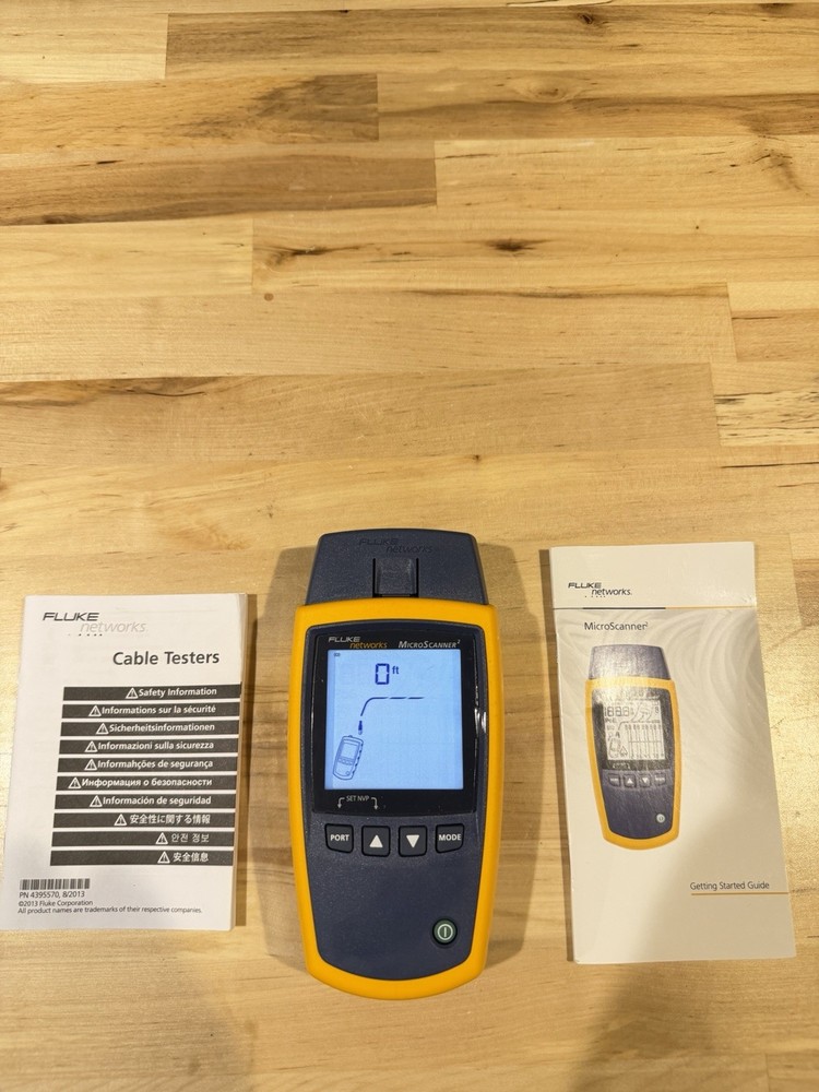 FLUKE NETWORKS MS2-100 MICROSCANNER 2 CABLE VERIFIER (NEW) SHIPS FAST