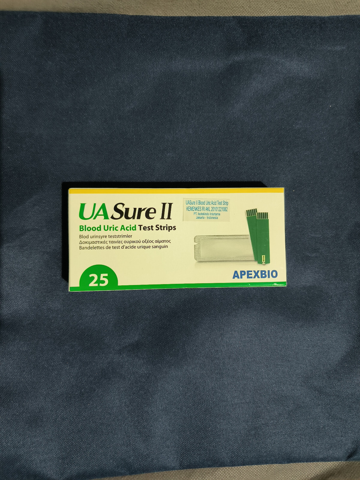 UASure II Uric Acid Test Strips. UA Sure. Box of 25 - 125 (1,2,3 & 5 Packs)