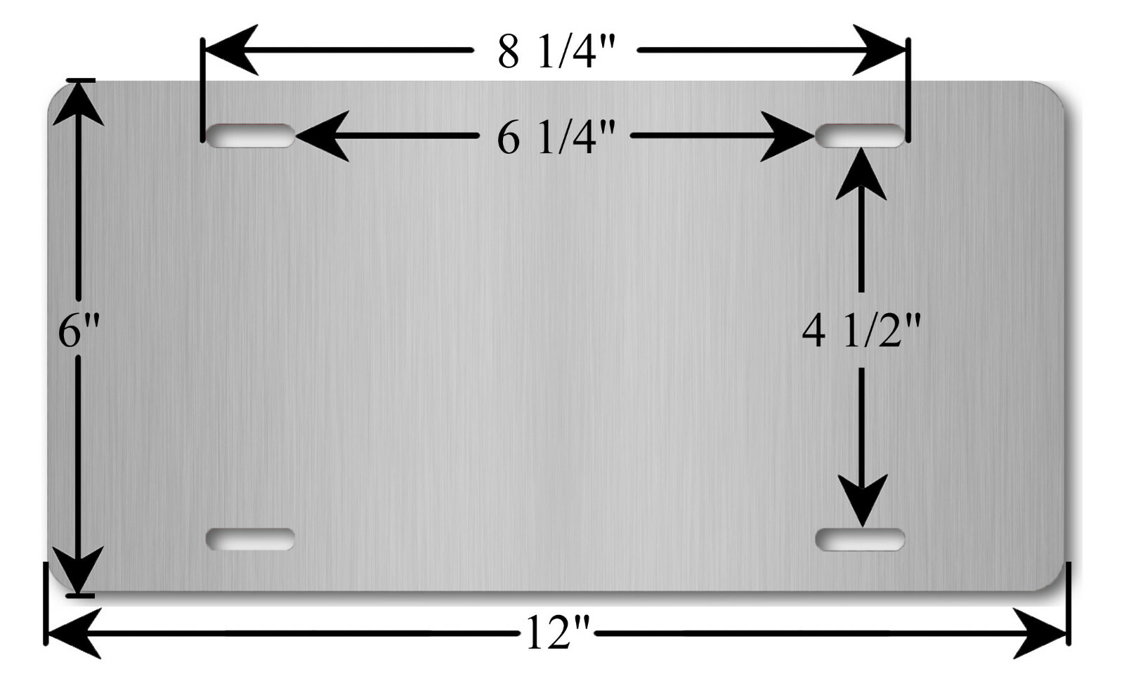 1960s California ANY TEXT Personalized Custom Aluminum FLAT License Plate Tag