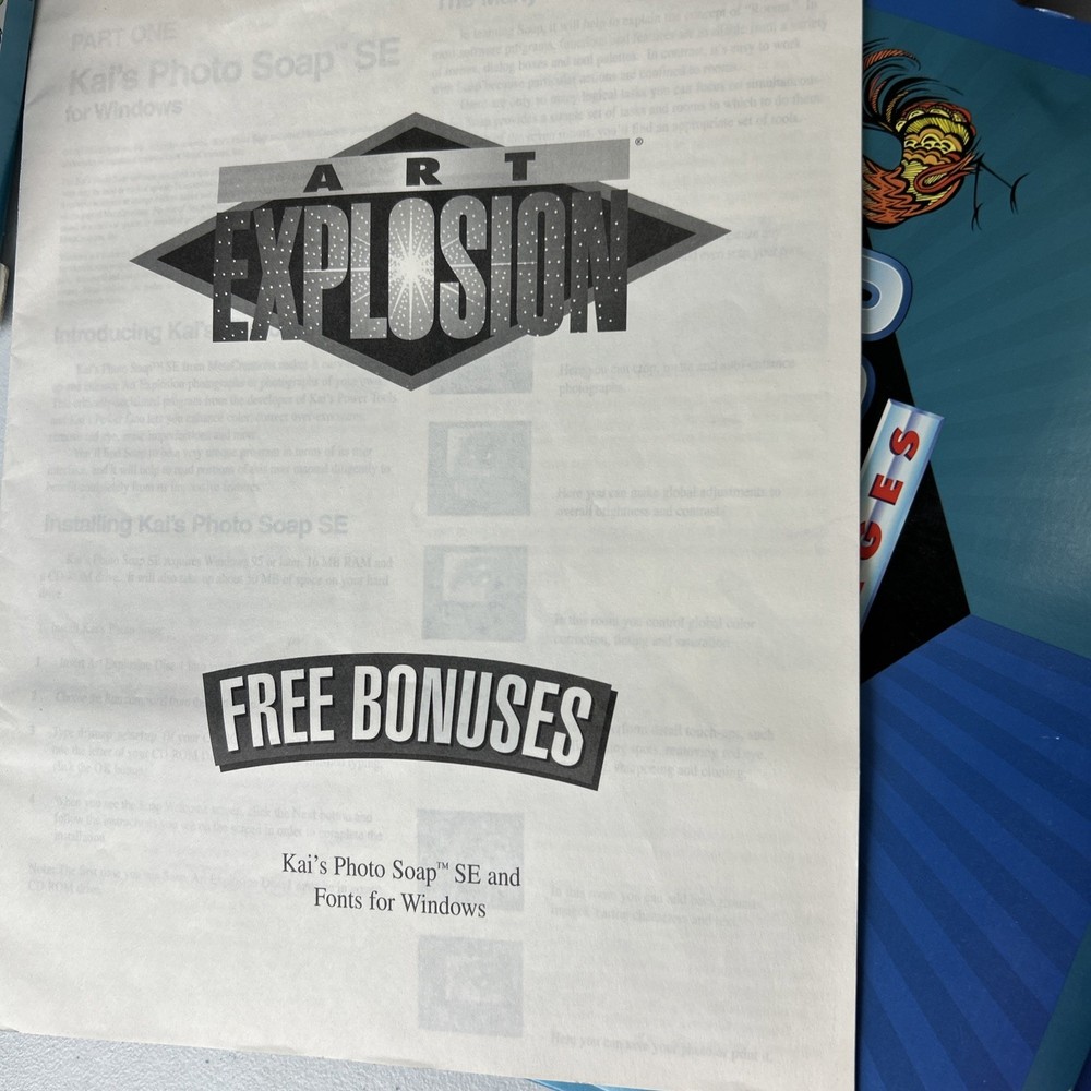 Nova Development Art Explosion 600000 Windows CDs & Manual