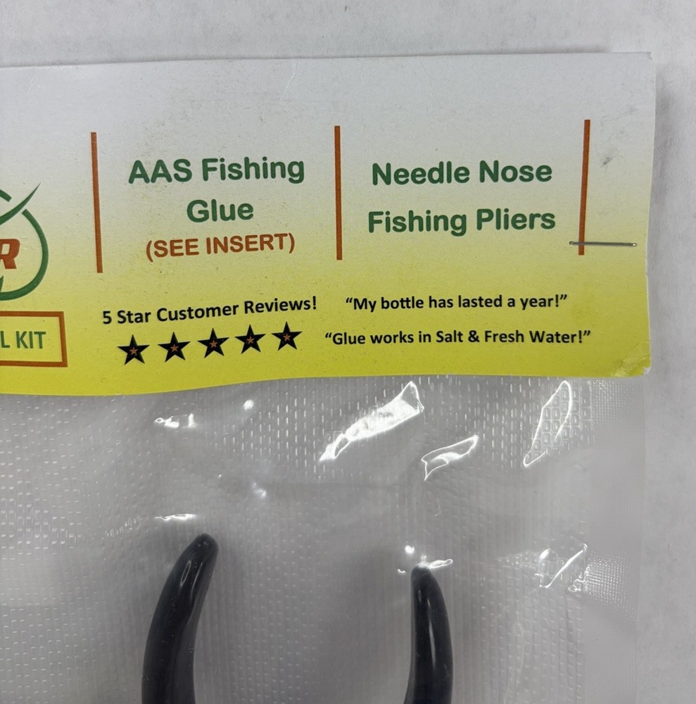 Avid Angler Solutions Essential Fishing Tool Kit Black Braid Scissors Pliers