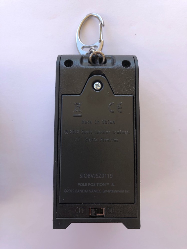 Super Impulse Playable Tiny Arcade Pole Position Arcade Cabinet Keychain