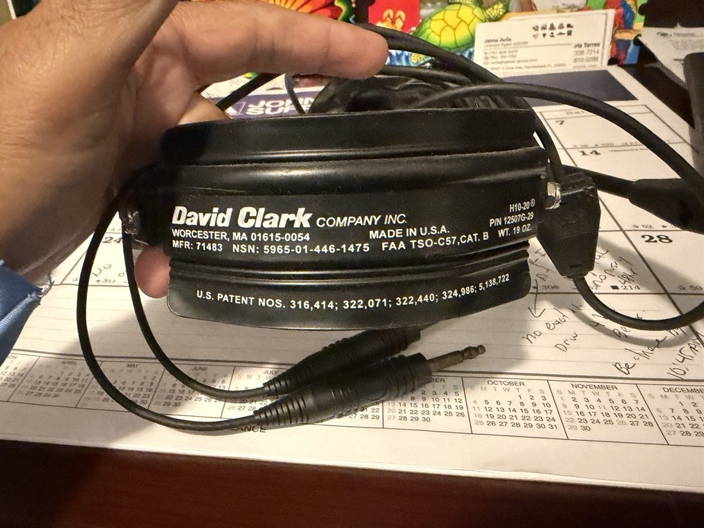 David Clark H10-20 Aviation Headset