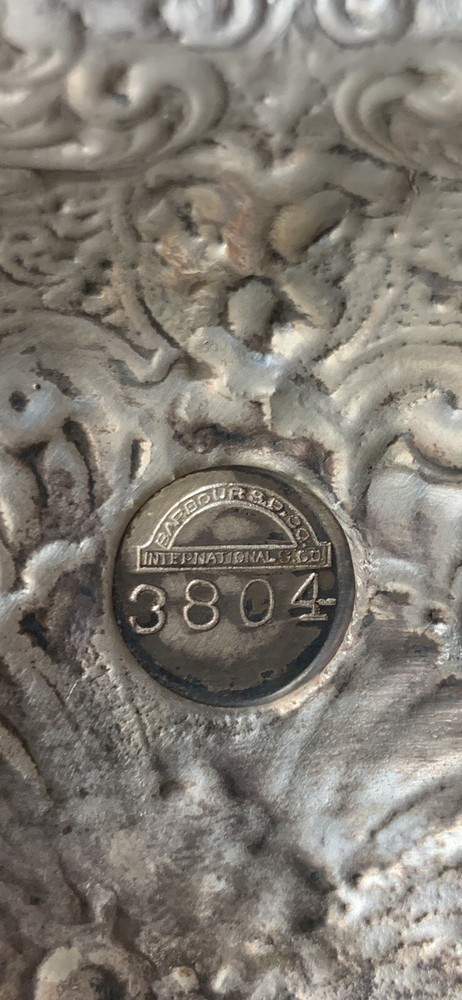 Vintage Barbour S.P. Co. International Silverplate Center Bowl 13.5”