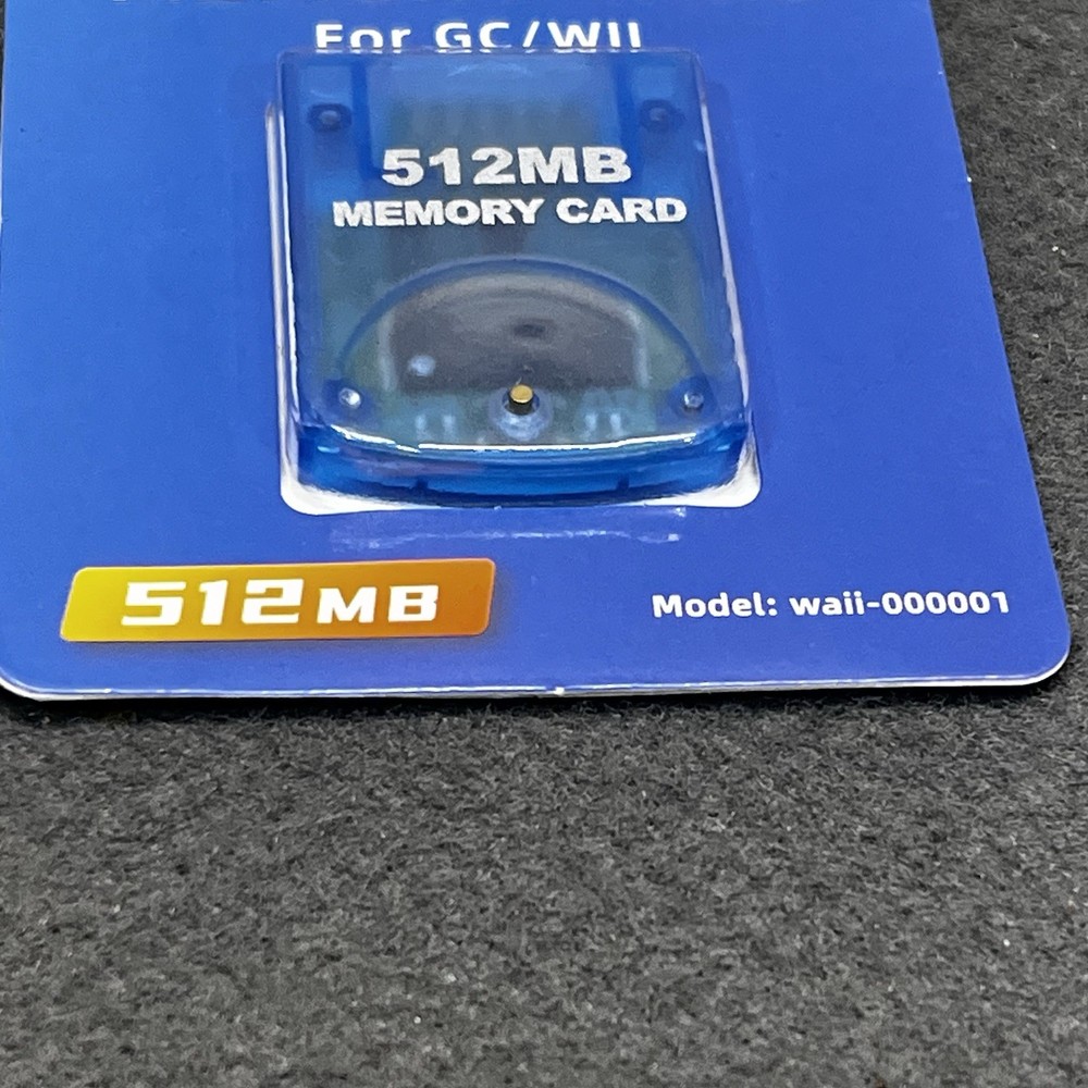 NEW - 512MB (8192 Blocks) High Speed Gamecube / Storage Memory Card