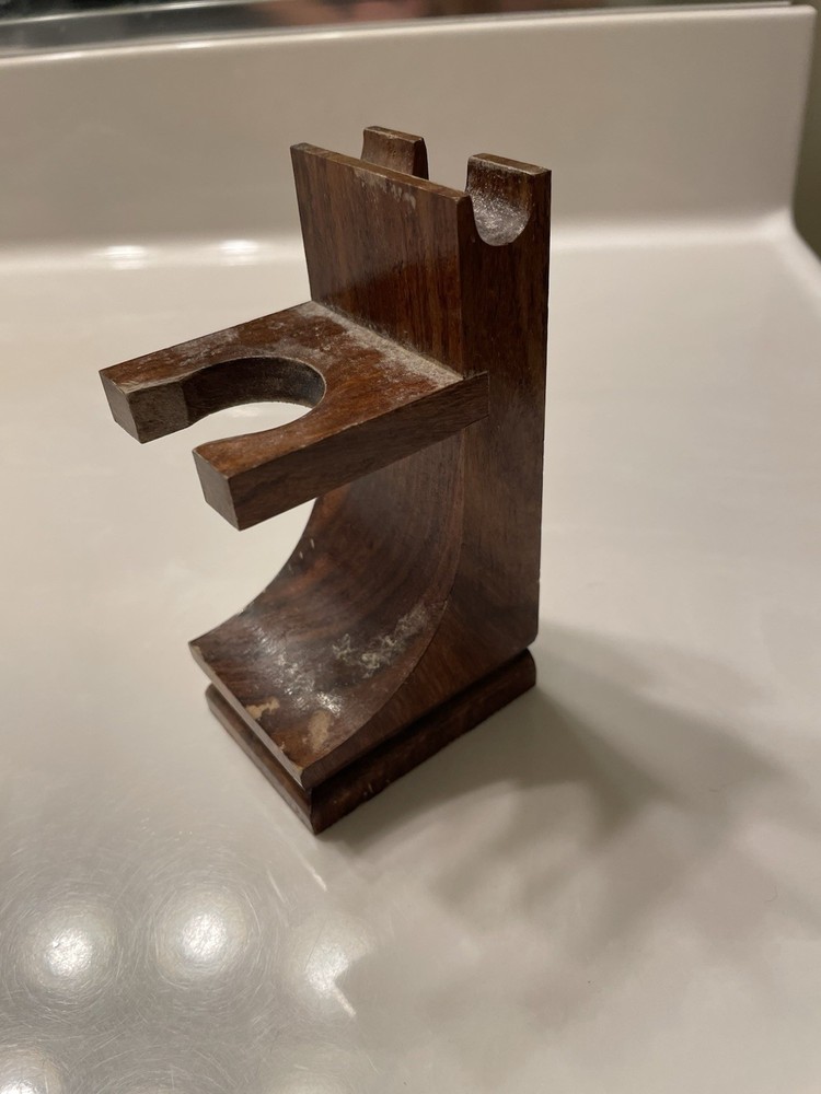 Marble Shaving Bowl, Razor/Brush Stands Set