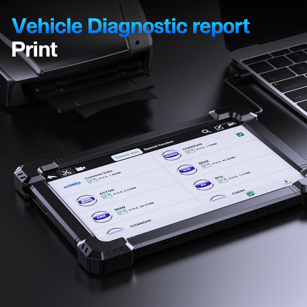ANCEL X7 Bluetooth OBD2 Scanner Bi-directional Scan Tool Full System Diagnostic
