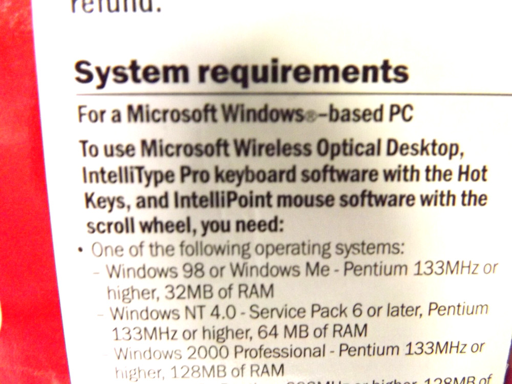 Microsoft Wireless Optical Desktop Keyboard w Mouse SN 5911900168143 WIN/ MAC