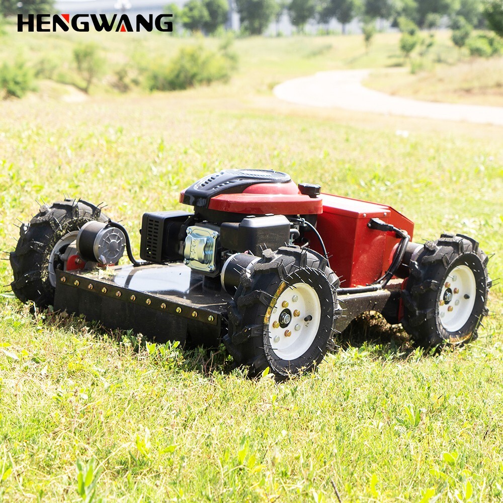 Robot lawn mower sale！Remote Control Lawn Mower 45° Climbing Adjustable Height
