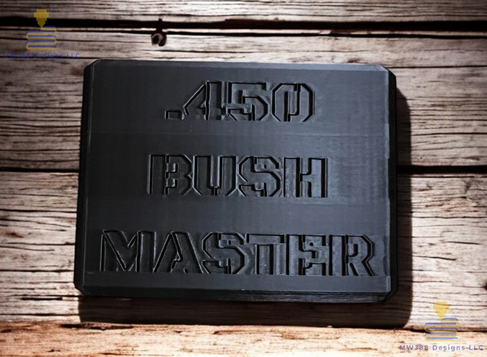 Sliding .450 Bush master Ammo Storage Box Case - 50rd Round - Multiple Colors!