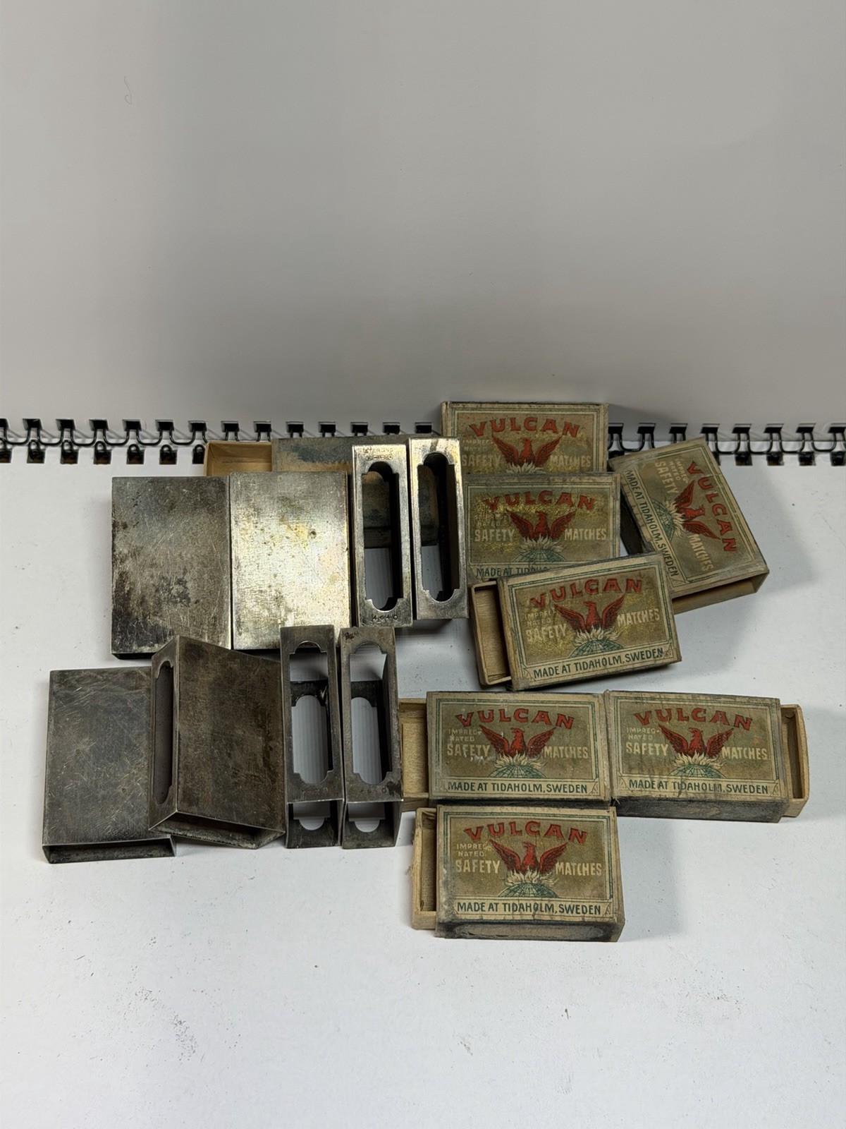 Antique Sterling Silver Match Safe Box Vesta Case – Qty 8 Available RABco 11gEA