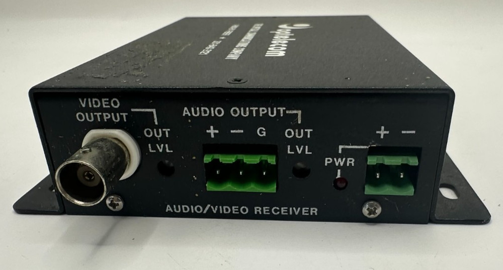 Optelecom Audio Video Receiver Fiber Optic Interface