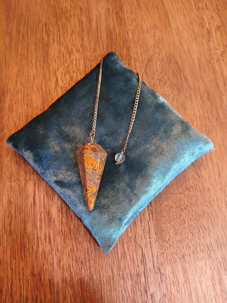 Faceted Mariam Jasper Bohemian Pendulum