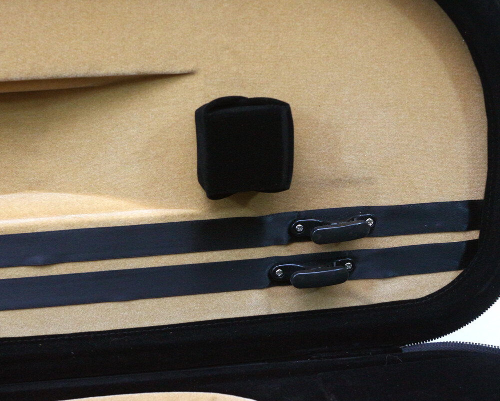 4/4 Full Size Violin Case Basic Violin Hard Case Built-in Hygrometer Ultralight