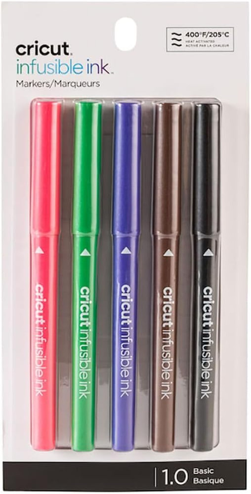 Infusible Ink Markers, Basic Medium-Point Markers (1.0), 5 Count (2006256)