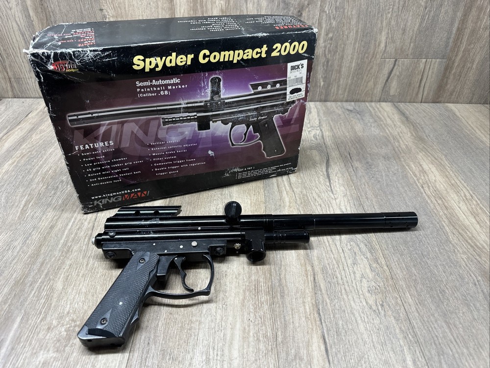 Spyder Compact 2000 Vertical Adapter Semi Auto Paintball Gun