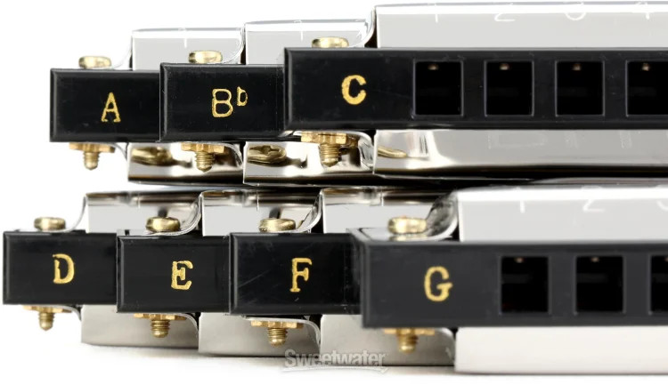 Hohner Blues Band 7-piece Harmonica Set