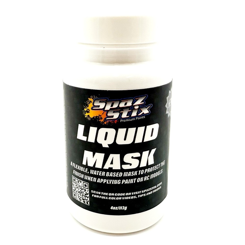 Spaz Stix 0004V2 - Water Based Liquid Mask v2, 4oz