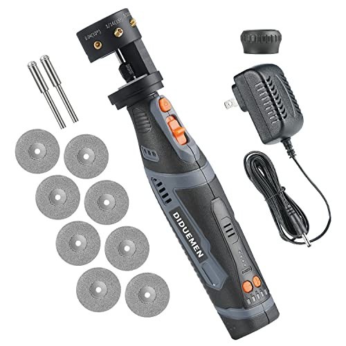 Cordless Tungsten Electrode Sharpener, 8V Grinder for TIG Welding, Multi-Angle &