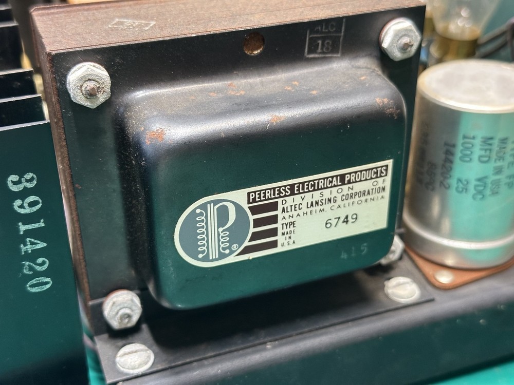 Altec 351B mono amplifier Working - Repaired