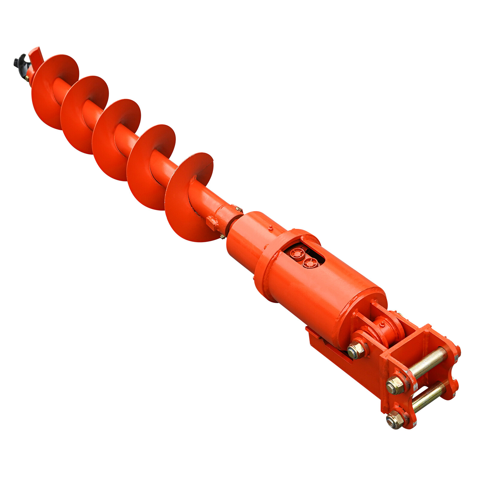 Hydraulic Auger Attachment for 1-2T Mini Excavator Digger Track Crawler 200mm