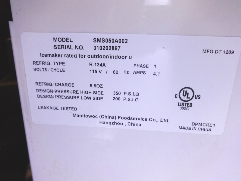 Manitowoc Ice 000000677 Overload Protector