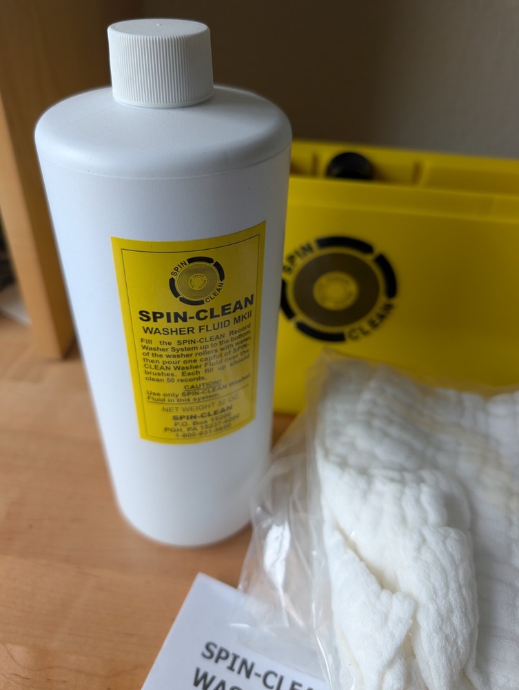 Spin Clean MKII Record Washing System LP 45 32 oz Solution