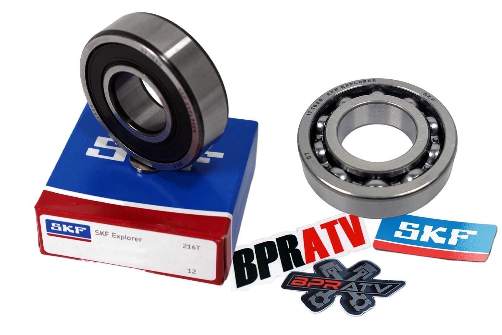 KX60 KX65 KX80 KX85+ SKF OEM Replacement Crankshaft Crank Main Bearings Seal Kit
