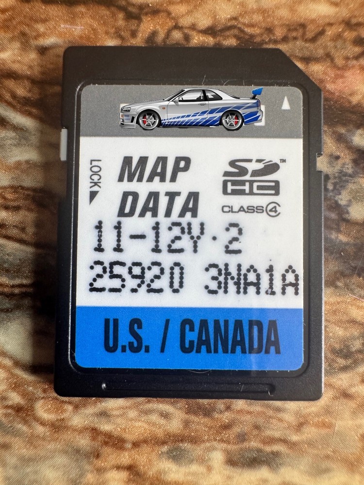 NAVIGATION SD MEMORY MAPS DATA 25920 3NA1A OEM