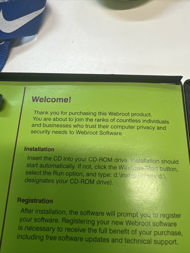 Webroot Spy Sweeper (Windows 98 SE, 2000, Me, XP) MINT CD W/ KEY