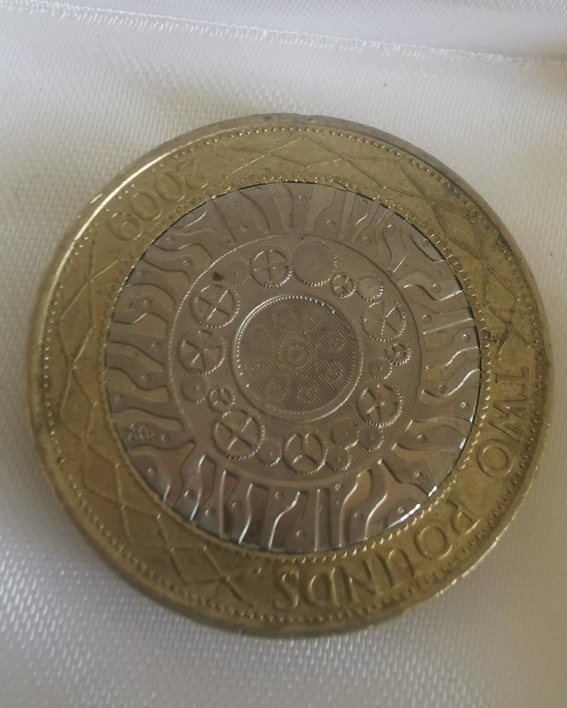 2 two coin piece pound 2009