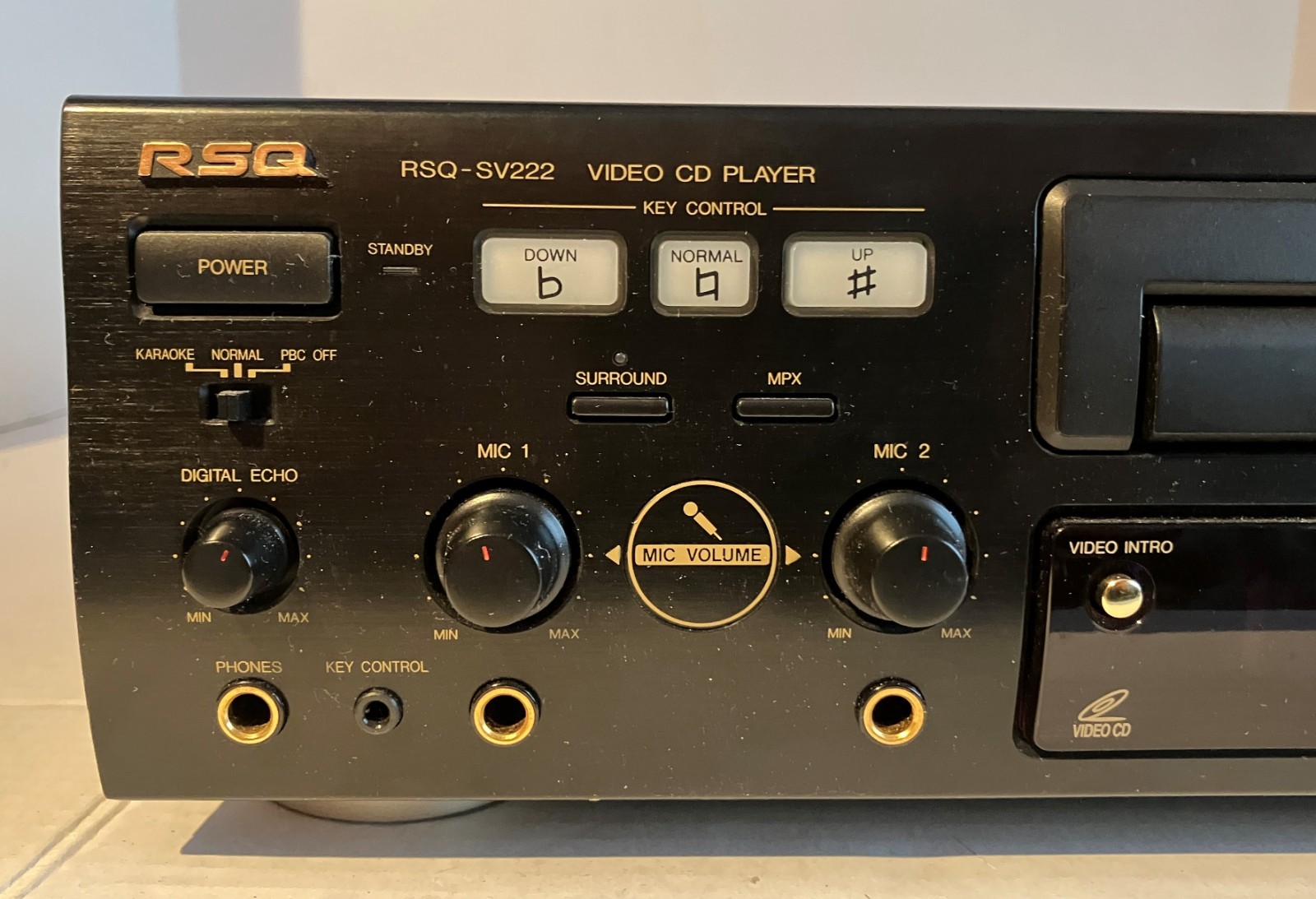 RSQ-SV222 Video CD VCD Karaoke Player With Power Cord No Remote
