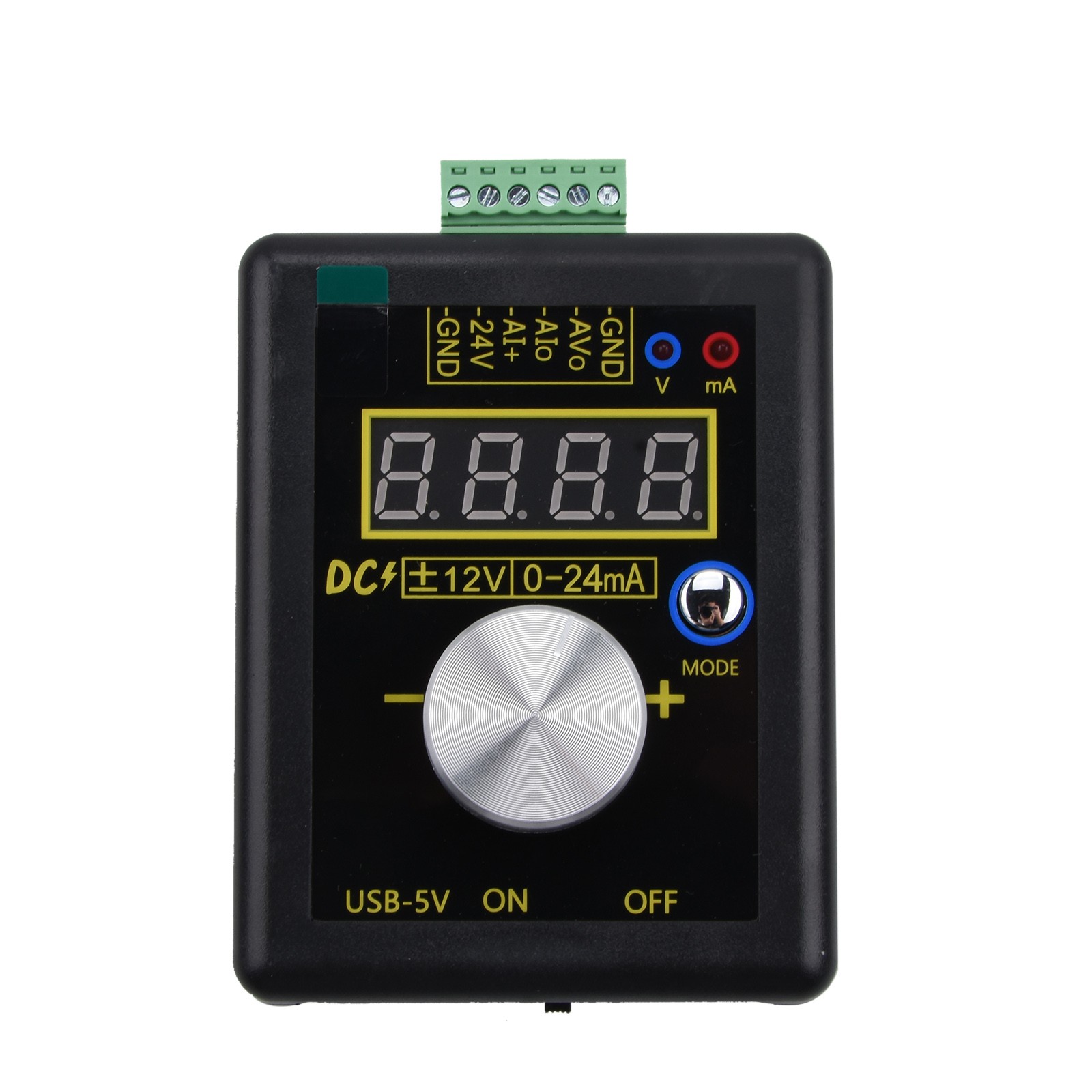 DC 0~10V 0~24mA Current Voltage Analog Simulator Signal Generator w/ Battery xx