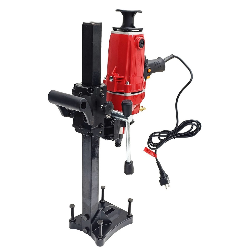 TECHTONGDA 220V Diamond Core Drill Machine W/ Stand Handheld Core Drill 2200W