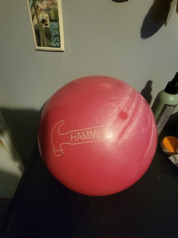 14lb Hammer Black Widow Pink Urethane