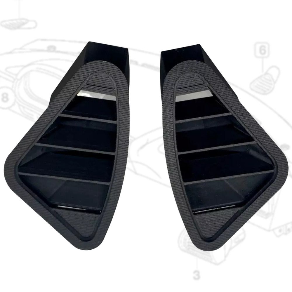 BMW Z3 Windshield Defroster Vent | Left & Right Set | Side Dash Vent | E36/7