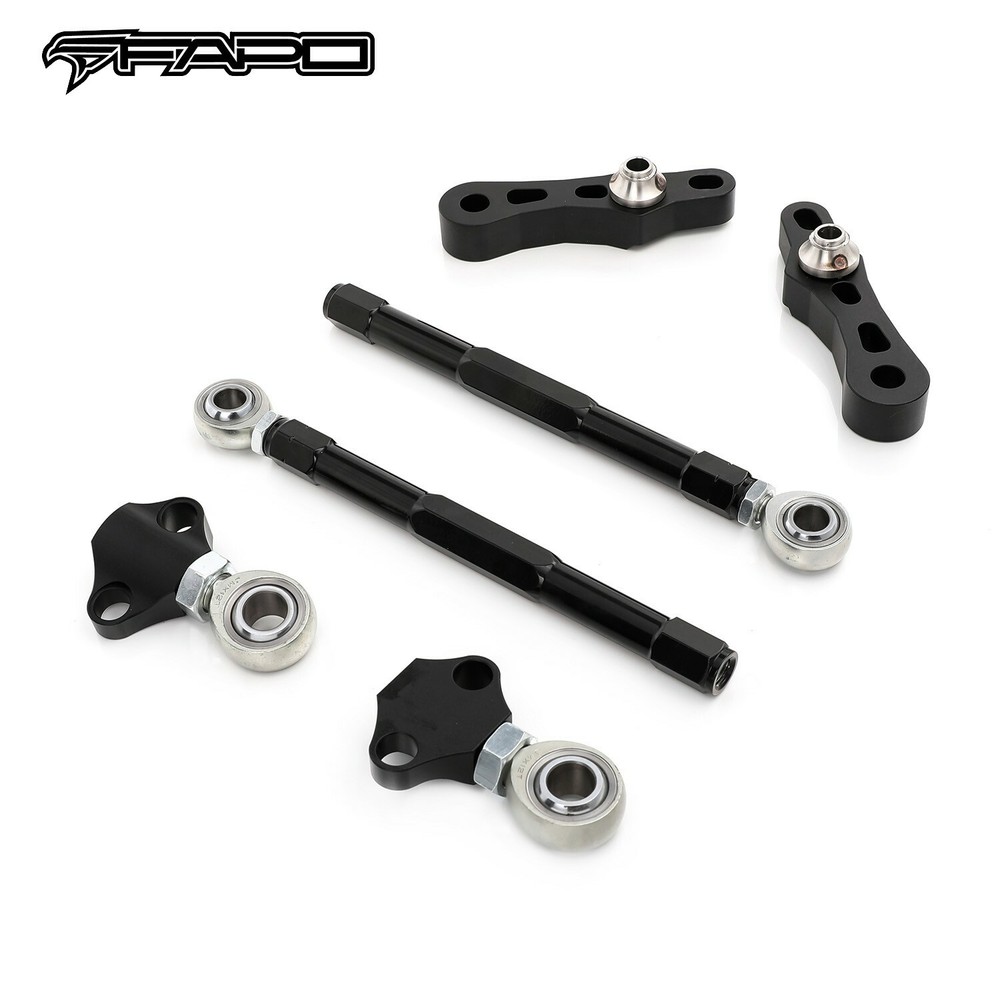FAPO Front Steering Drift Lower Control Arm Wide Angle Kit For BMW E46