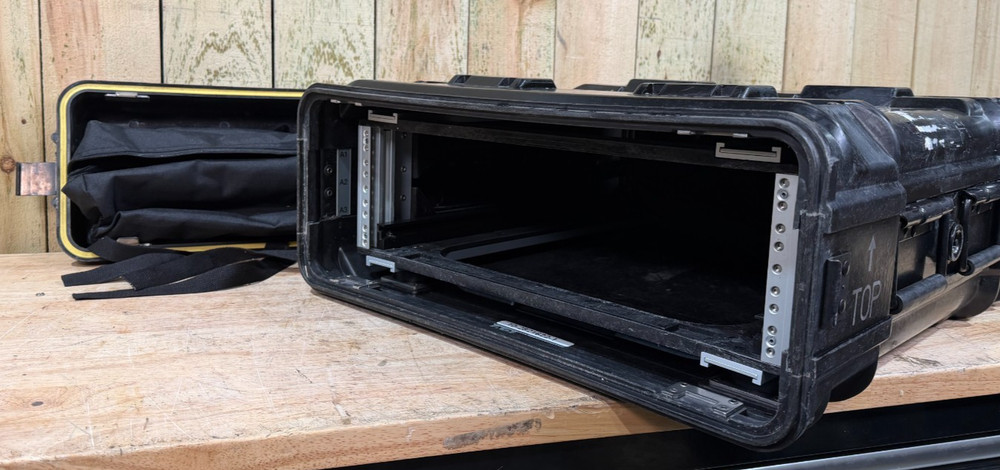 ECS Server 3U Rack Rackmount 19" X 20" Frame Waterproof Black Storage Case