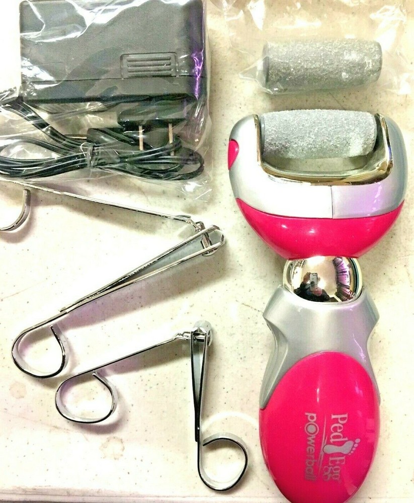 Callus Remover rechargeable Ped Egg Power Ball +2 extra rollers