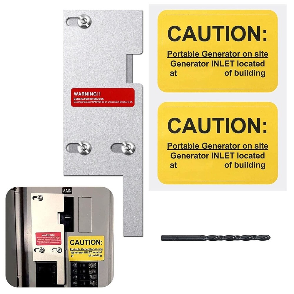 Generator Interlock Kit for GE Electrical Vertical Main Breaker 150A/ 200A Panel