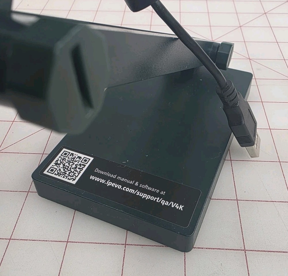 IPEVO V4K CDVU-08IP Ultra High Definition 8MP USB Document Camera