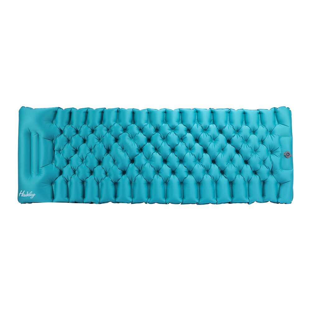 Self-Inflating Sleeping Pad+ Pillow Durable Lightweight Camping w/Storage Bag