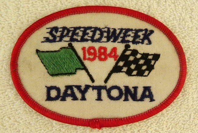 1984 Speedweek Daytona Auto Racing, Flags Patch