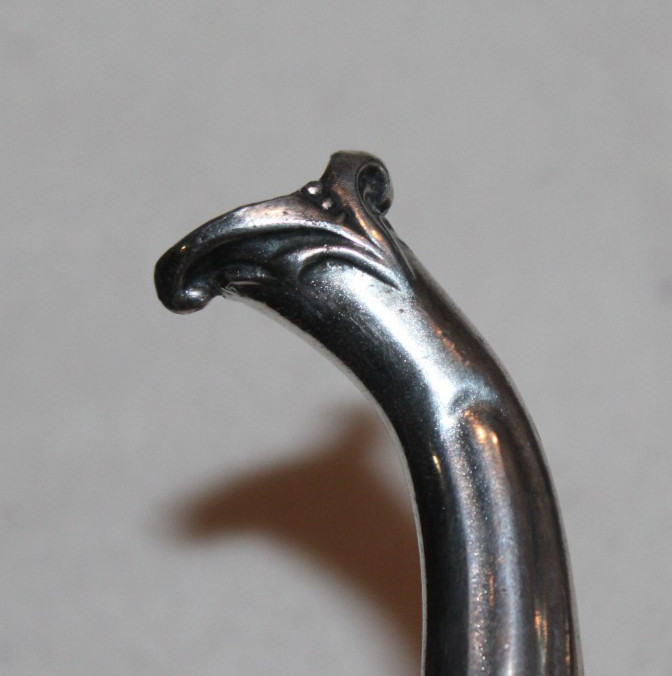 VTG Birmingham Silver Co silver on copper silverplated ornate teapot 4 legs