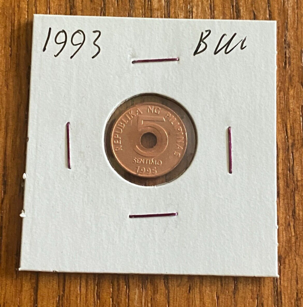 1993 PHILIPPINES 5 SENTIMOS Uncirculated