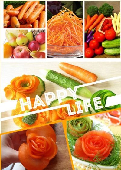 Red Vegetable Curler Sharpener - Eco-Friendly Kitchen Tool for Garnishes